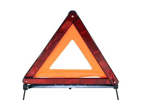 sign, emergency, stop, reflector, triangle, signal, notice, breakage