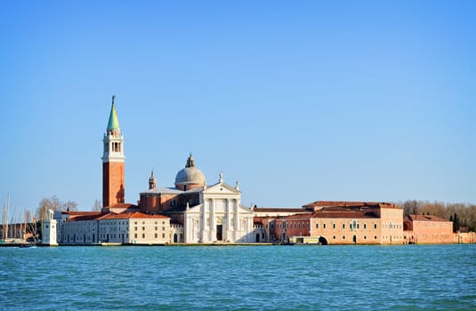 view to San Giorgio Maggiore Venice, Italy, Europe.