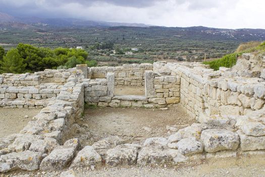 Phaistos or Festos, ancient city on the island of Crete
