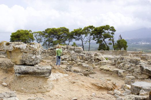 Phaistos or Festos, ancient city on the island of Crete