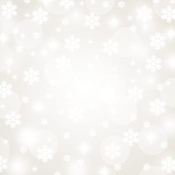 christmas snowflake and stars illustration background