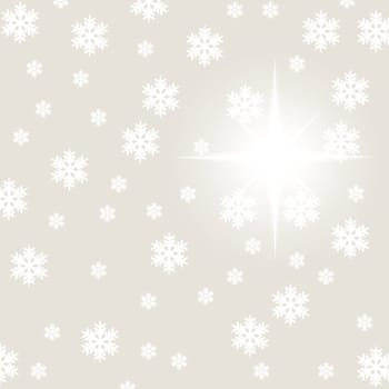 christmas snowflake and stars illustration background