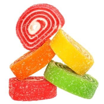 Candy isolated white background.