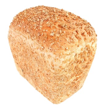 Bread on a white background.