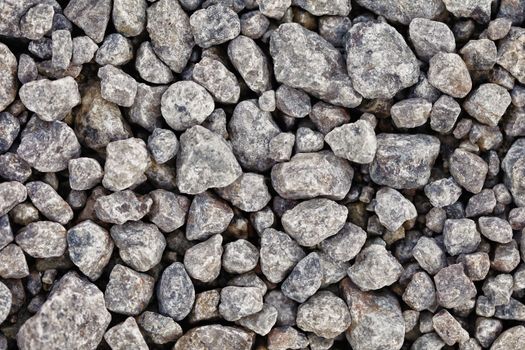 Coarse gravel for concrete work - background