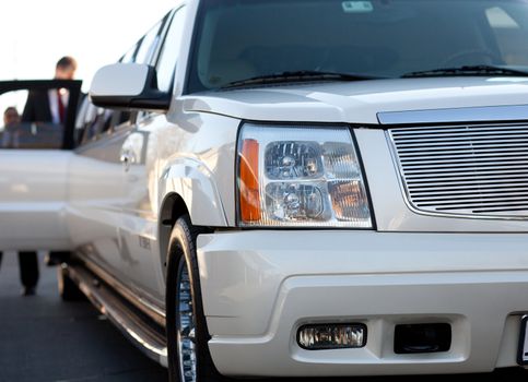 Early 2000 model of a Cadillac Limousine.