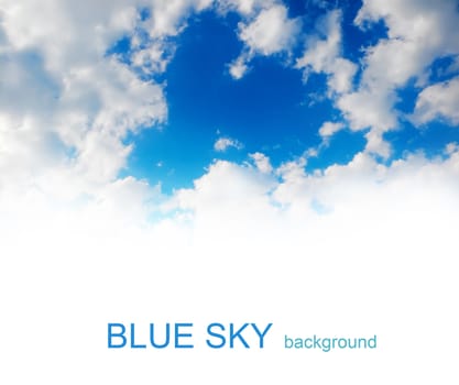 blue sky background