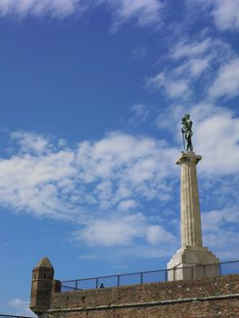 The Victor, Landmark symbol of Belgrade, Serbia