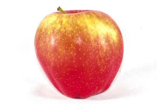 Appetizing apple isolated on white background.