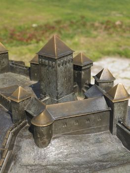 Belgrade fortress model on Kalemegdan, Serbia