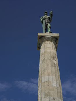 The Victor, Landmark symbol of Belgrade, Serbia