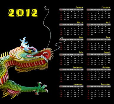 2012 on behalf of the Asian Year of the Dragon in asia