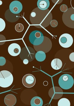 Illustrated abstract background