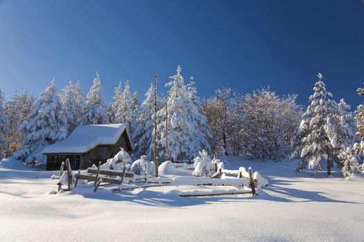 Serbia, Divcibare, mountain house