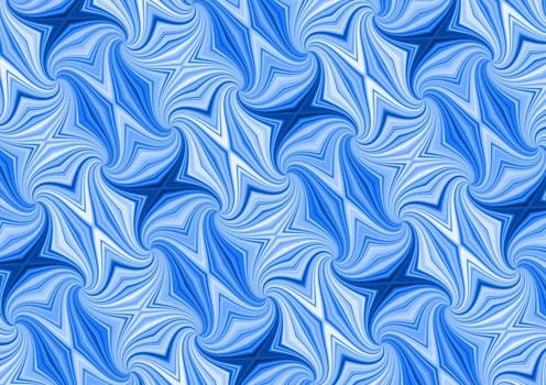Illustrated blue abstract background