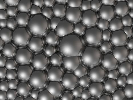 illustration of Many shiny bubbles