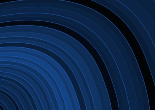 Illustrated abstract blue background