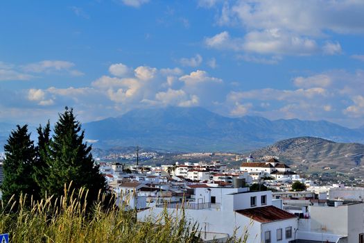 mijas, panoramic city view from the top