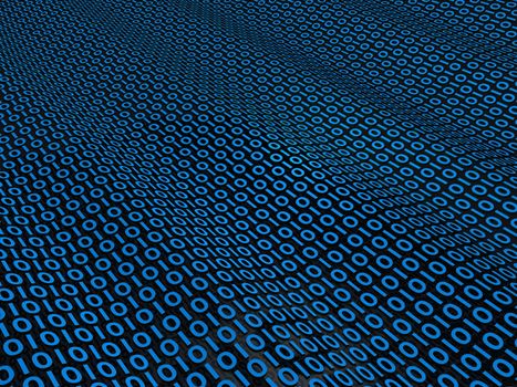 Binary wavy background