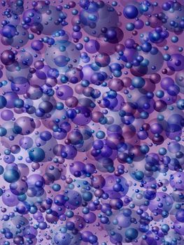 Blue and purple bubbles background