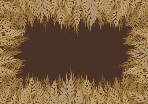 Illustrated frame of corn