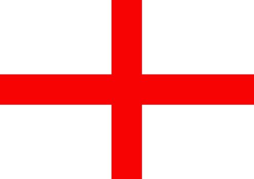 Illustrated flag of England