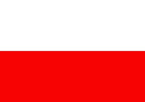 Illustrated flag of Poland