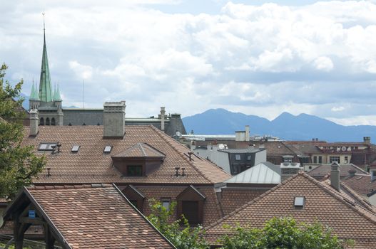 A view of Lausanne, Switzerland