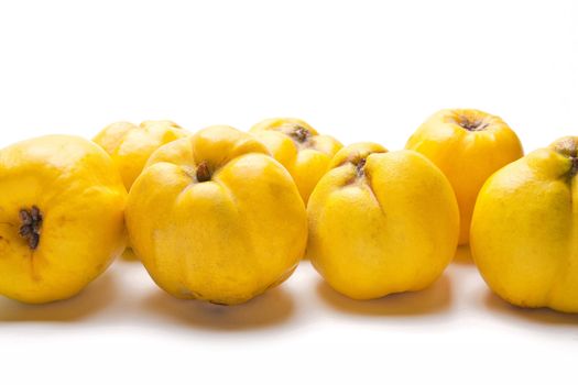 Quinces pear isolated on white background