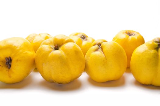 Quinces pear isolated on white background