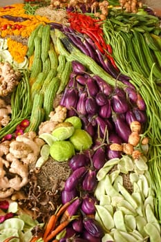 Assortment of fresh vegetables