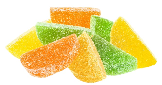 Candy on a white background.