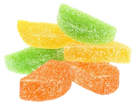 Candy isolated white background.