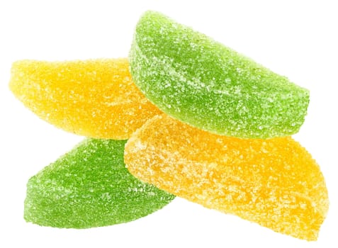 Candy on a white background.