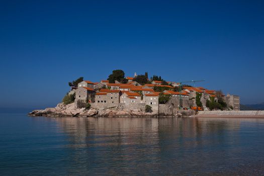 Island Peninsula Sveti Stefan, Montenegro