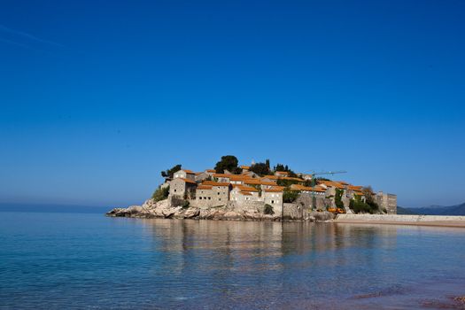 Island Peninsula Sveti Stefan, Montenegro
