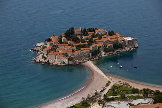 Island Peninsula Sveti Stefan, Montenegro
