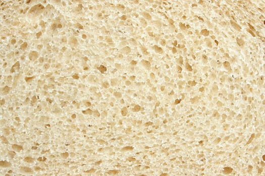 Structure of bread close up.