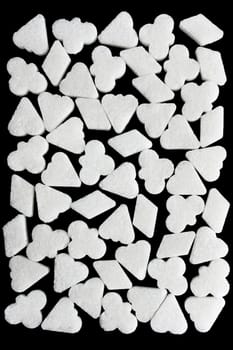 Background of the lump sugar.