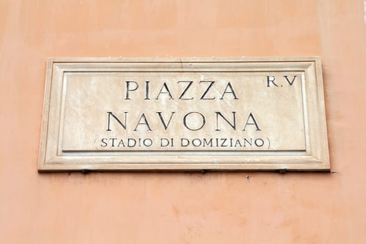 Piazza Navona - one of the most famous squares in the world, and the most famous in Rome, Italy.