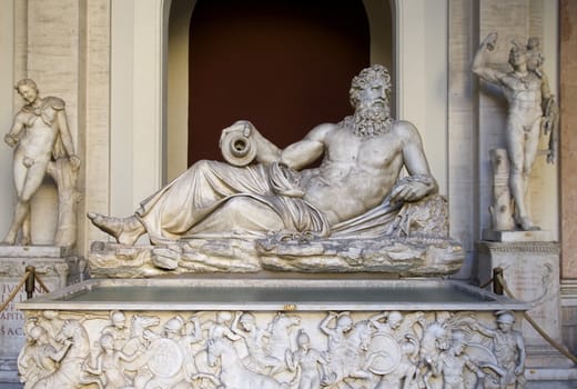 antiquity classical Greek marble sculpture in Vatican