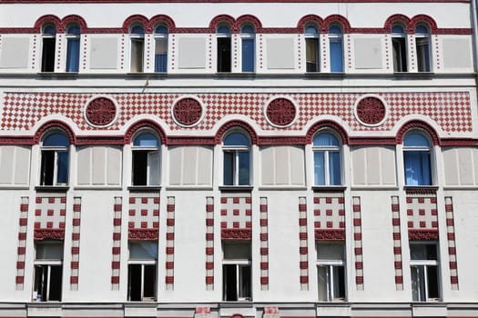 Belgrade, Serbia - old residential architecture in the capital city