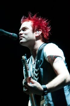 Deryck Whibley. Sum 41 concert at Arena Moscow. 
Jul 25, 2012 - Arena Moscow, Moscow, Russia