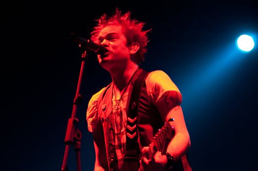 Deryck Whibley. Sum 41 concert at Arena Moscow. 
Jul 25, 2012 - Arena Moscow, Moscow, Russia