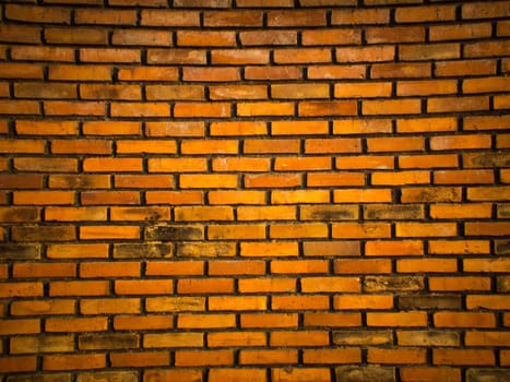 It's a old wall make from brick ,it's  have a orange colour