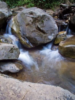 this is small waterfall in brook It's so beutiful