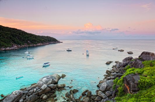 Sunrise over the Andaman Sea, Thailand