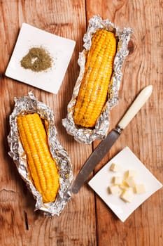 corn with butter 