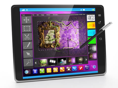 Mobile Applications on Tablet PC. Applications redoktirovaniya and graphics for designers