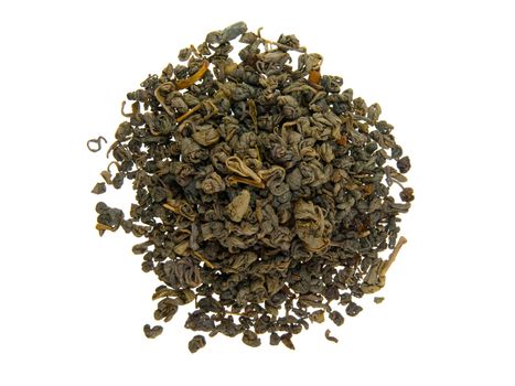 Heap of aromatic green tea